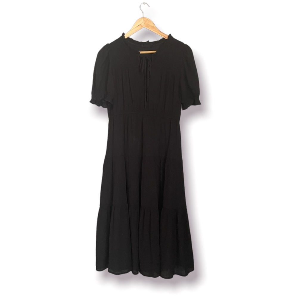 Midi black dress